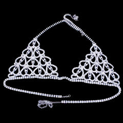 TrendyNelly™ Heart Rhinestone Body Jewelry Bra