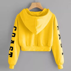 TrendyNelly™ Cropped Sweatshirt Long Sleeve Pullover