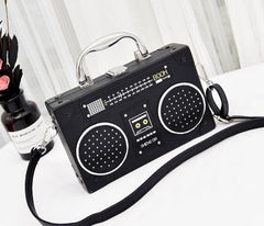 TrendyNelly™ Retro Radio Box Style Shoulder Bag