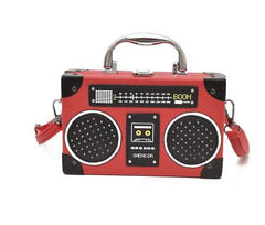 TrendyNelly™ Retro Radio Box Style Shoulder Bag