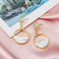 TrendyNelly™ Round Dangle Drop Earrings