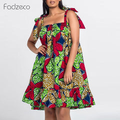 TrendyNelly™ Ankara Print Sleeveless Dress