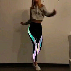 TrendyNelly™ Iridescent Fitness Leggings