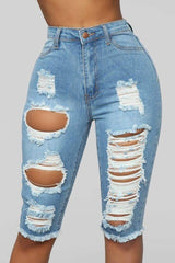 TrendyNelly™ Stretchy Ripped Skinny Jeans