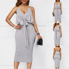 TrendyNelly™ Spaghetti Strap Vestido Dress