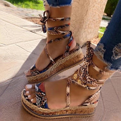 TrendyNelly™ Open Toe Sandals Ankle Strap