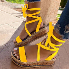 TrendyNelly™ Open Toe Sandals Ankle Strap