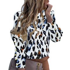 FinallyTrendy™ Pineapple Print Long Sleeve Blouse