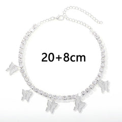 TrendyNelly™ Butterfly Crystal Ankle Bracelet