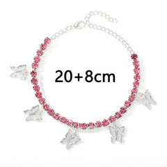 TrendyNelly™ Butterfly Crystal Ankle Bracelet