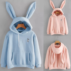 TrendyNelly™ Bunny Hoodie Pullover