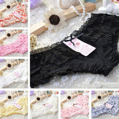TrendyNelly™ Eight Colors Butt Lifter Ruffles Sheer Panties